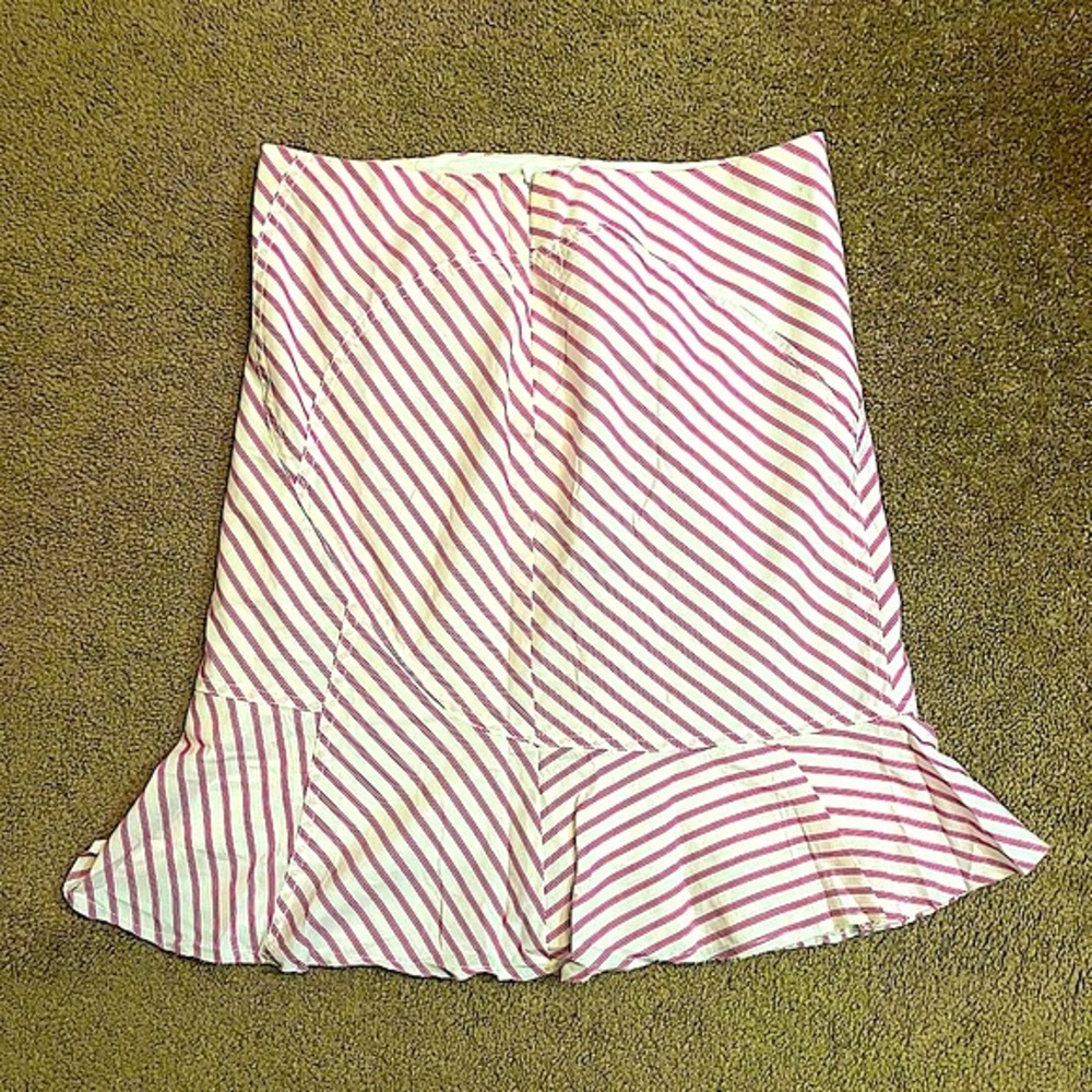 Poleci Flared Mini-Skirt w/ Patchwork Design